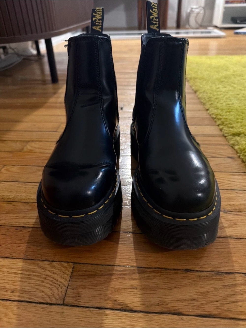 Dr. Martens Black Platform Chelsea Boots